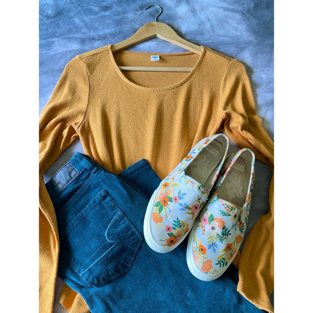 Gold Sweater Top